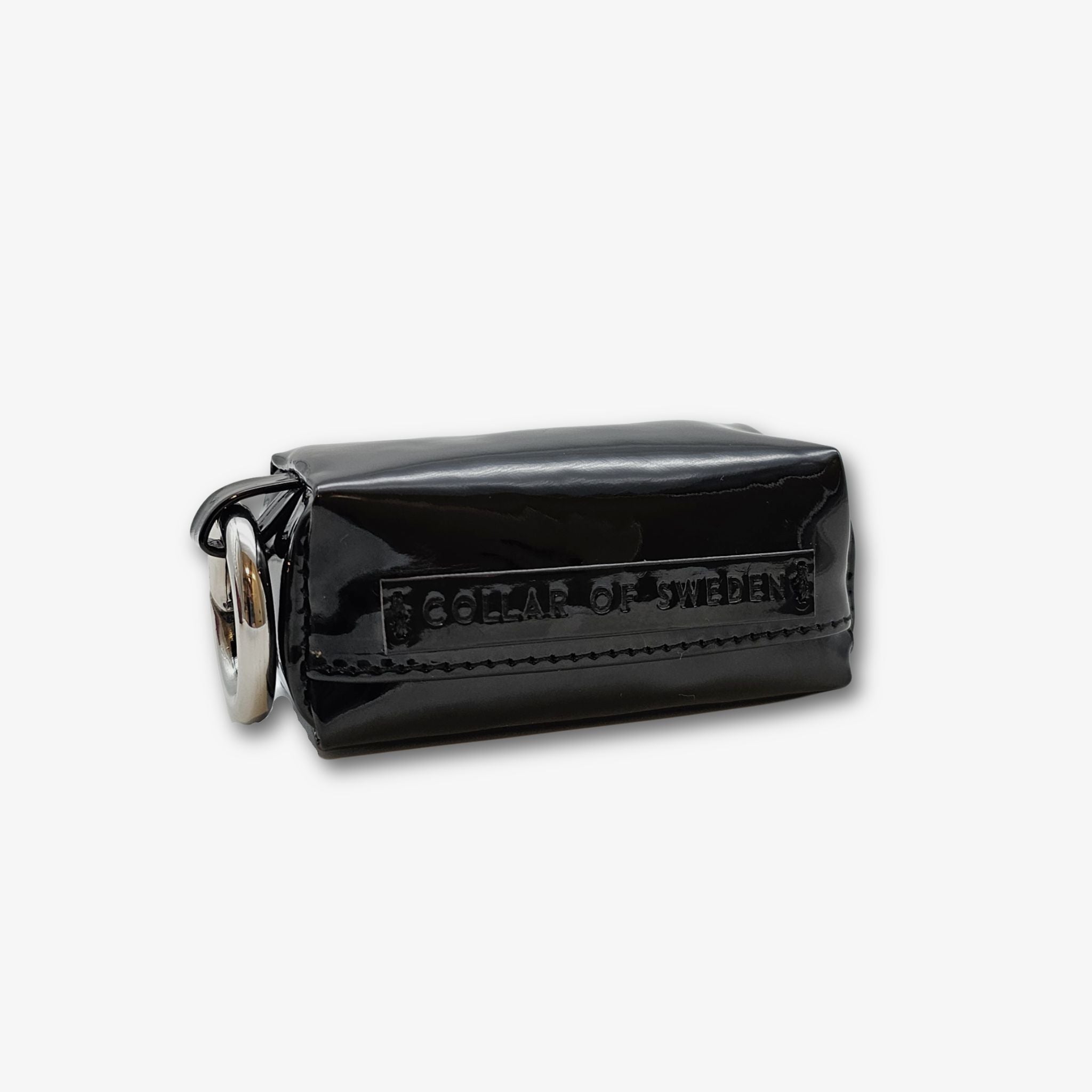 Glossy Black Poop Bag Holder