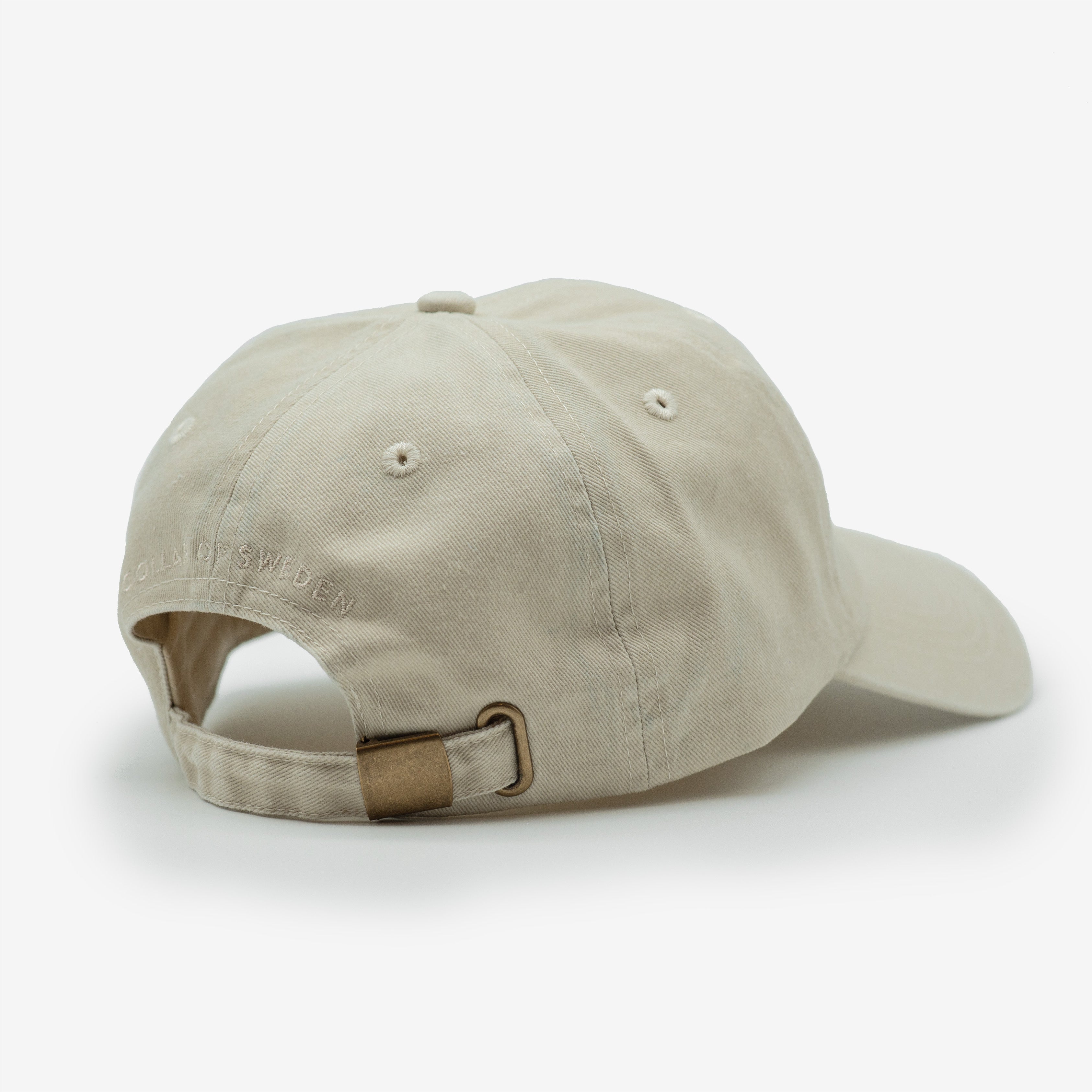 Casquette en jean beige - Dogs & Wine Make Everything Fine