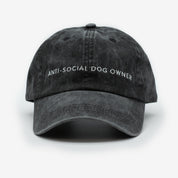 Casquette en denim noir - Anti-Social Dog Owner