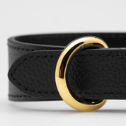 Collier de chien noir fin