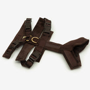 Harnais en Y Marron Foncé XS