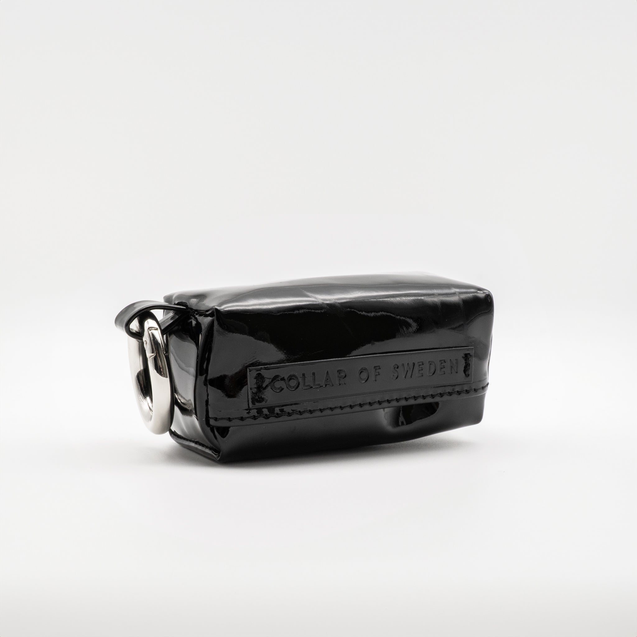 Glossy Black Poop Bag Holder