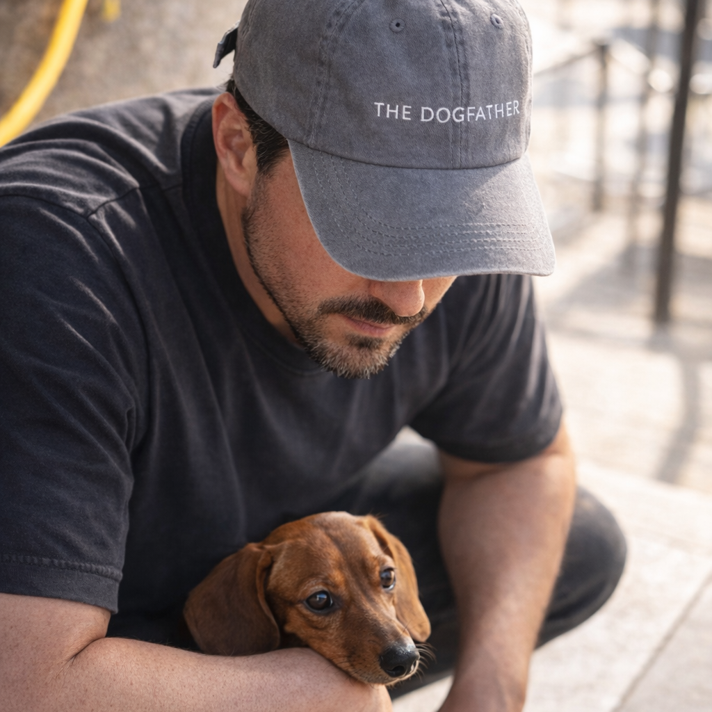 Casquette en denim gris - The Dogfather 