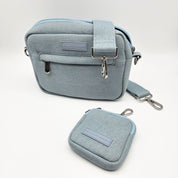 Sac de promenade pour chien en denim - Bandoulière
