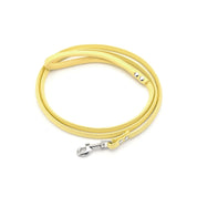 Laisse pour chien jaune pastel
