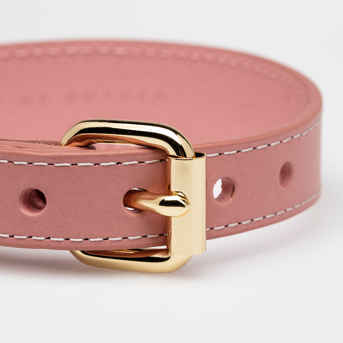 Collier pour chien rose fin