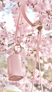 Porte-sac à crottes rose