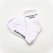Chaussettes tubulaires blanches - Dogs Before Dudes