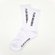 Chaussettes tubulaires blanches - Fur Mama