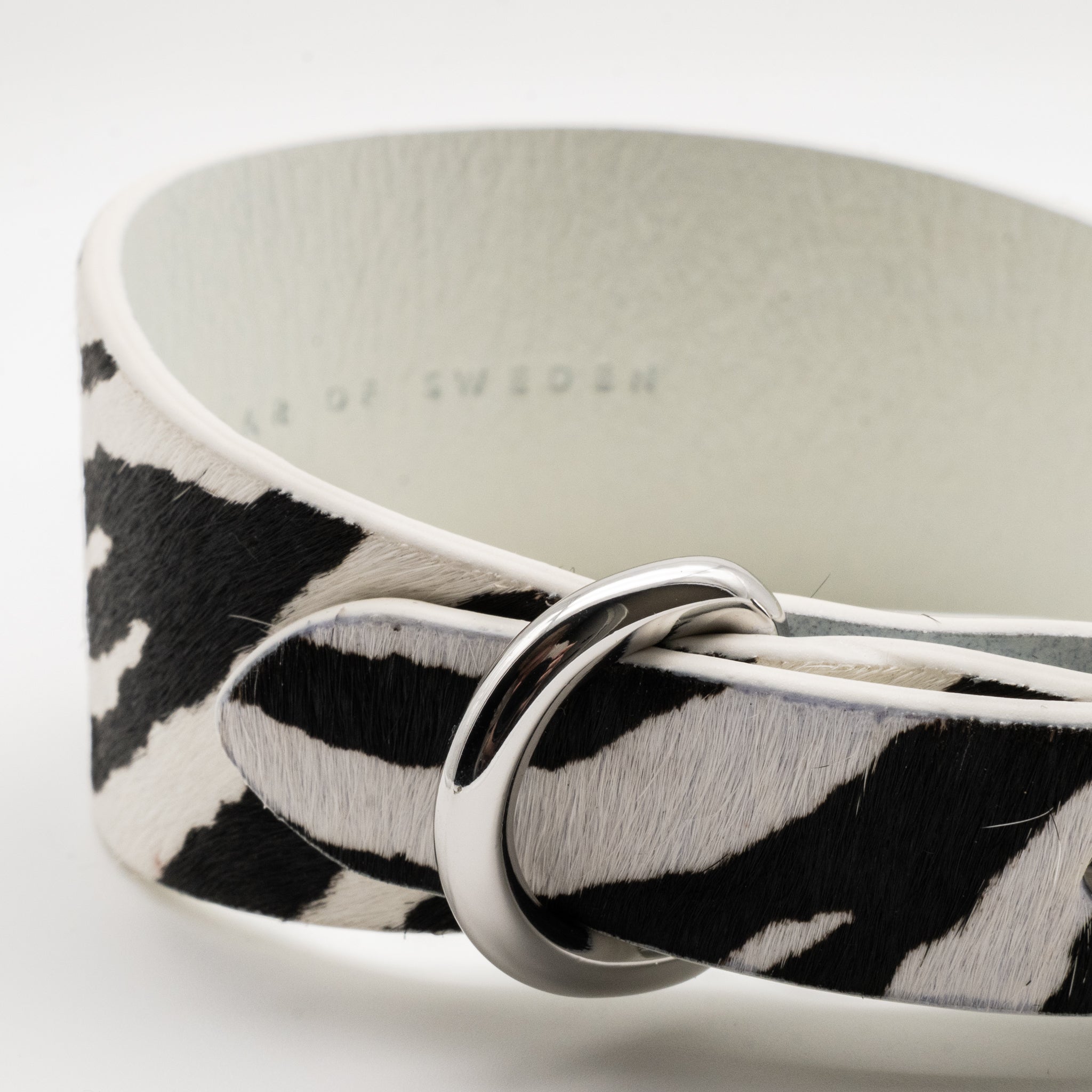 Collier de chien large Zèbre