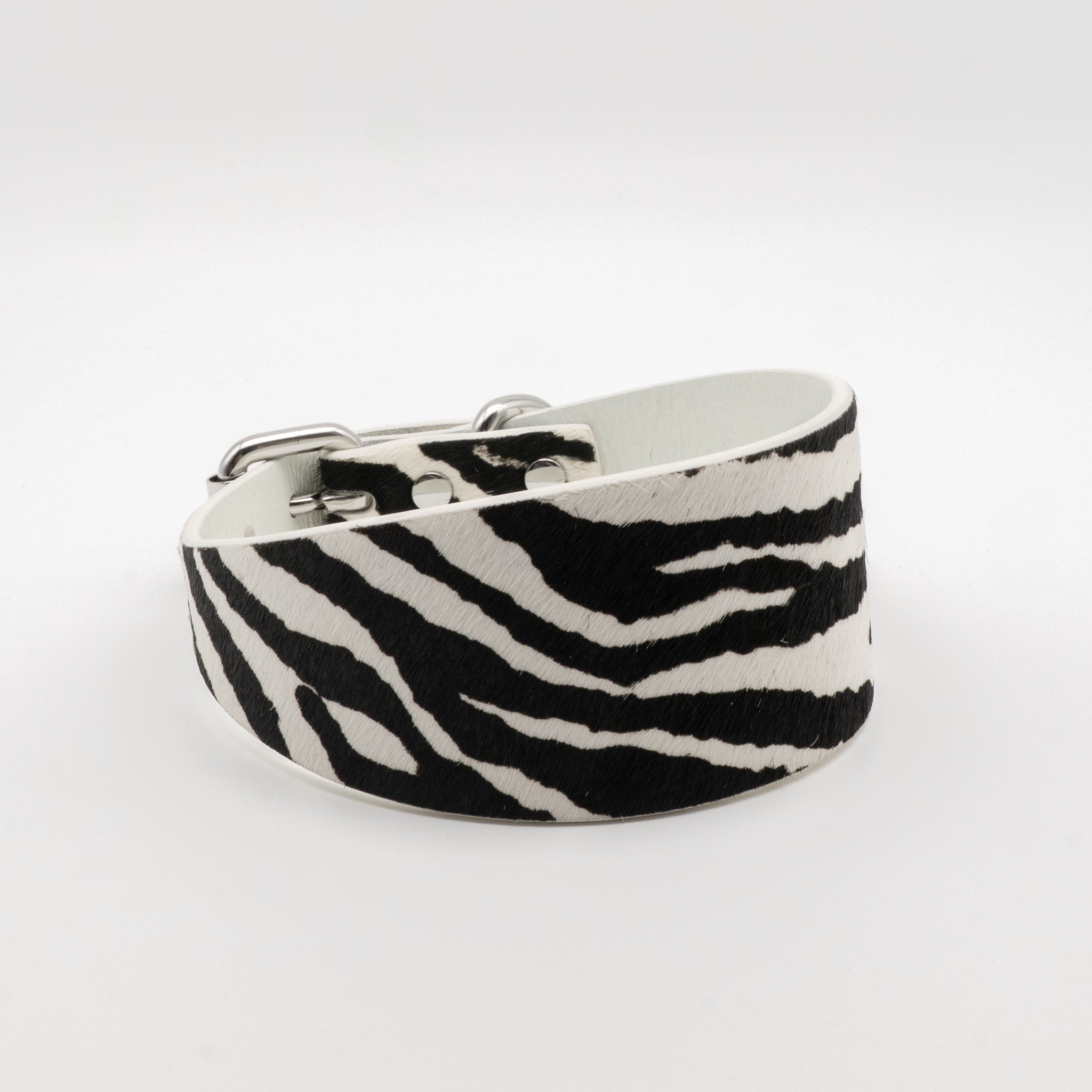 Collier de chien large Zèbre