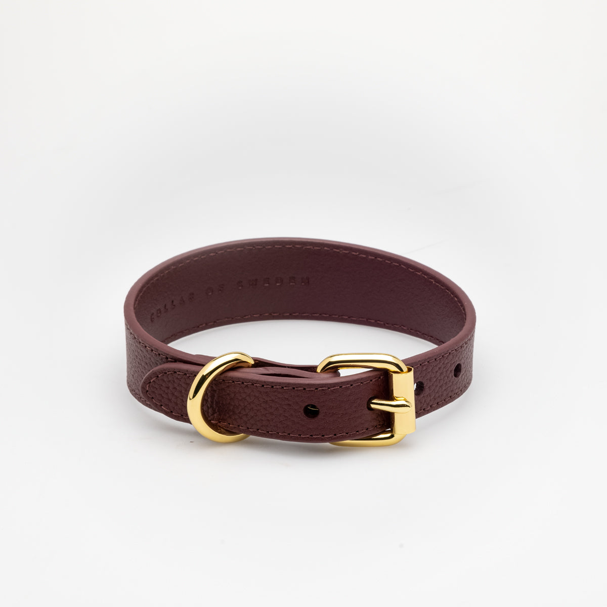 image - Burgundy Vegan Collar Large Thin
